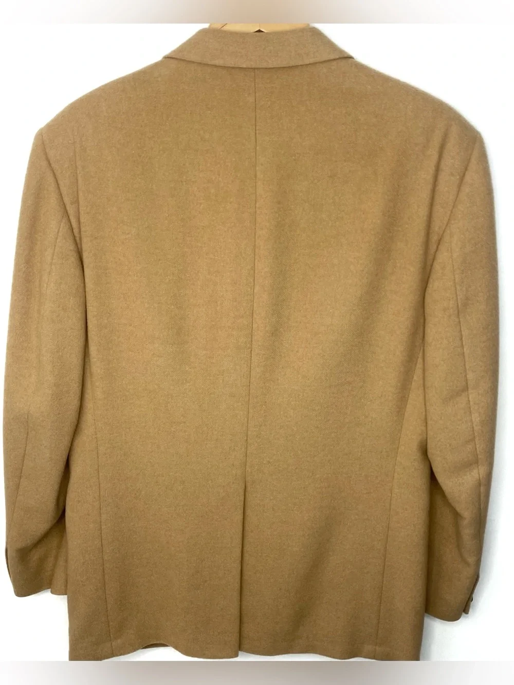 Vintage Burberrys Men’s Pure Camel Hair Tan Sports Jacket Blazer USA Size 42L